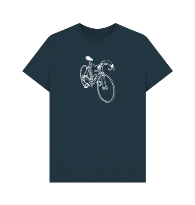 Denim Blue Vintage Bike T-Shirt