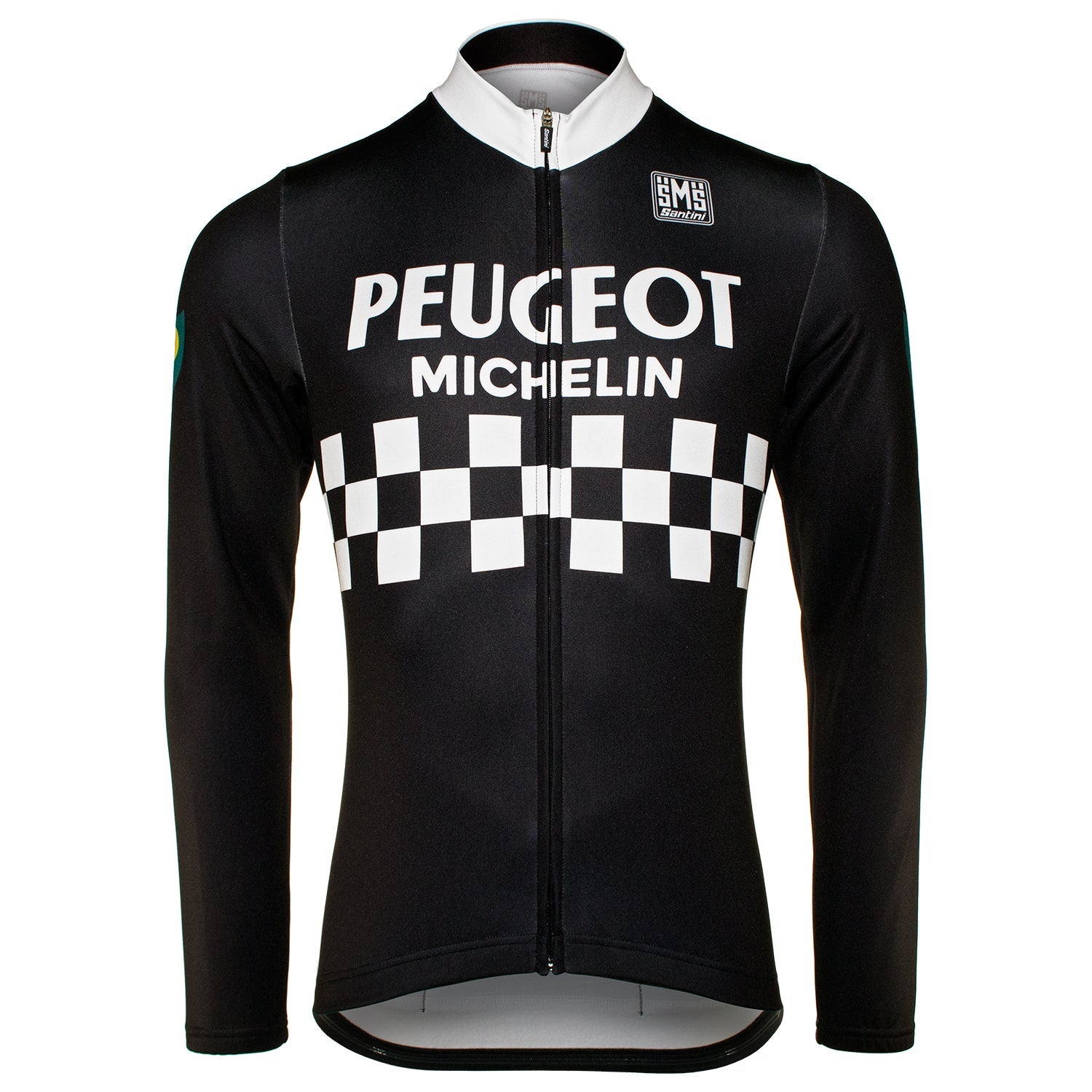 Peugeot BP Retro Black Long Sleeve Jersey