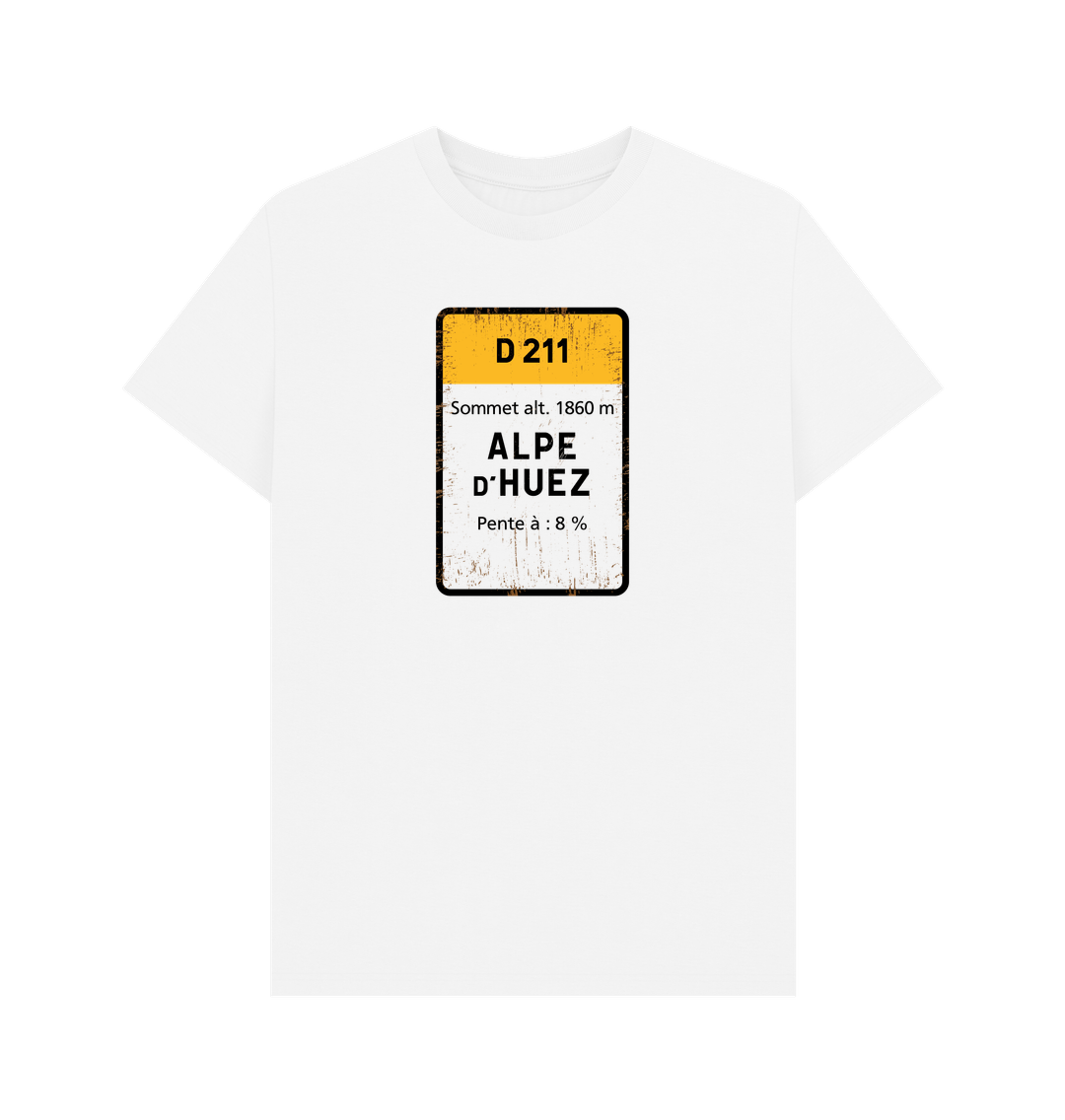 White Alpe d&#39;Huez Tee