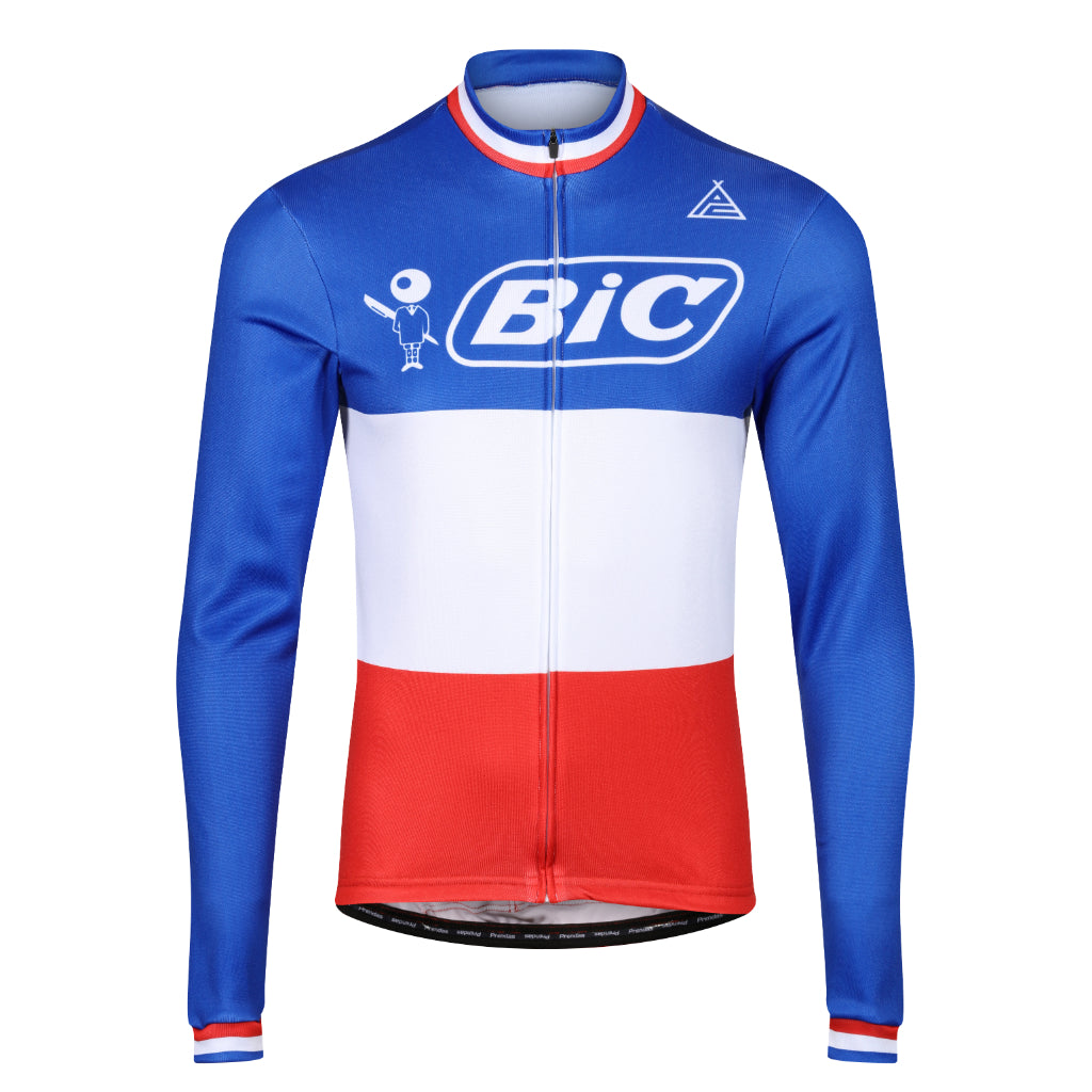 BIC French National Champion Retro Long Sleeve Jersey