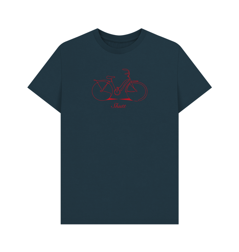 White Scribble Bike T-Shirt