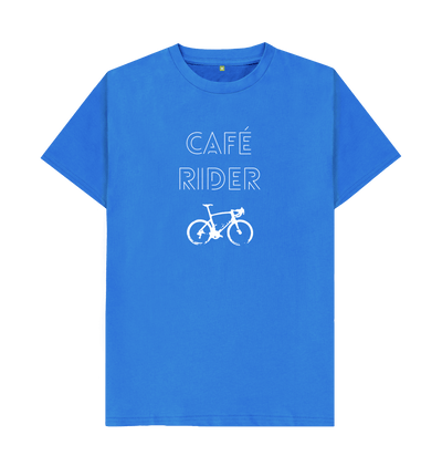 Bright Blue Cafe Rider