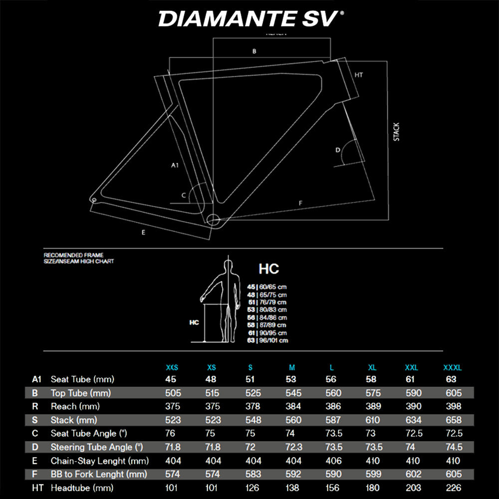 Basso Diamante SV Frameset Enigma Black