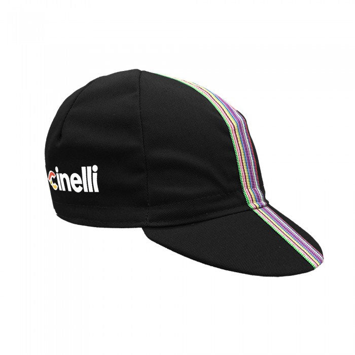 Cinelli Ciao Black Cotton Cycling Cap