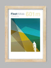 Cycling Climbs Poster Print - Fleet Moss