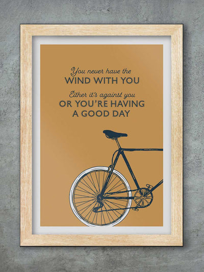 Cycling Mantra - Cycling Poster Print