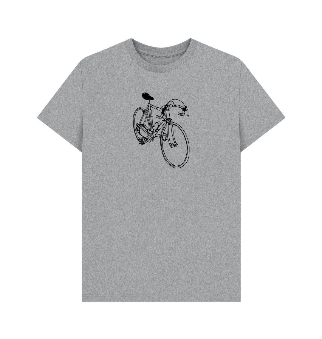 Athletic Grey Vintage Bike T-Shirt (Light)