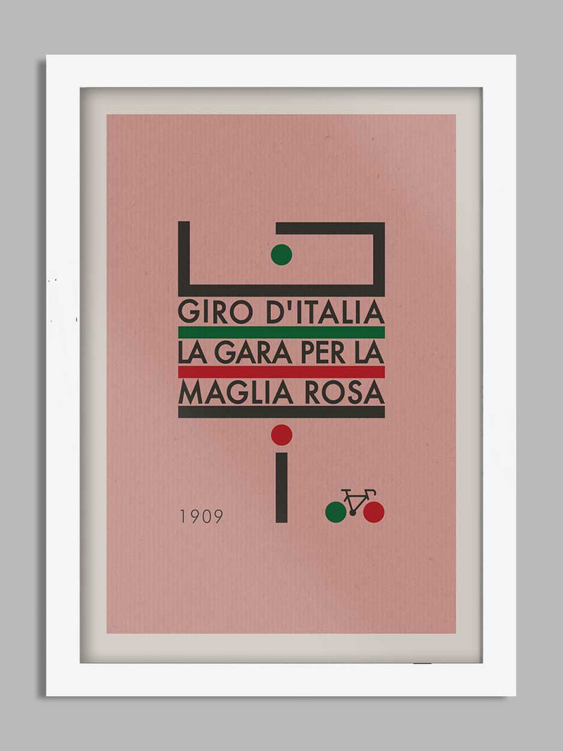 Giro d'Italia Futurismo Cycling Poster Print