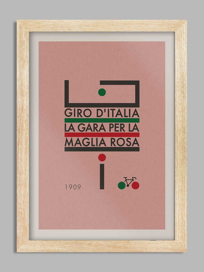 Giro d'Italia Futurismo Cycling Poster Print