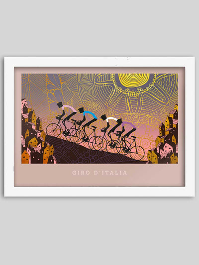 Giro d'Italia Tuscany Cycling Poster Print