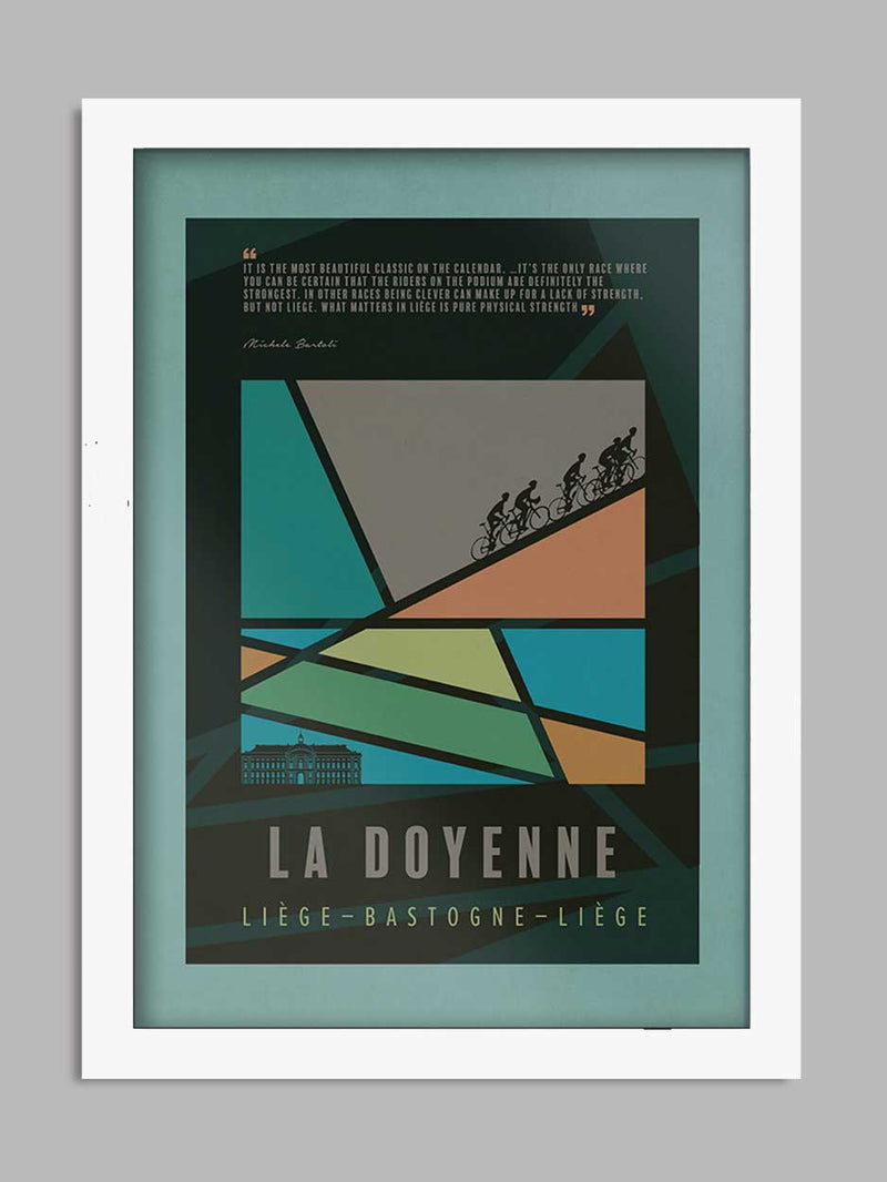 Liège–Bastogne–Liège Cycling Poster Print - The Monuments