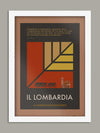 Lombardia Cycling Poster Print - The Monuments