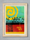 Paris-Nice The Race To The Sun - Cycling Poster print