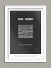 Paris Roubaix Disorder - Cycling Poster print