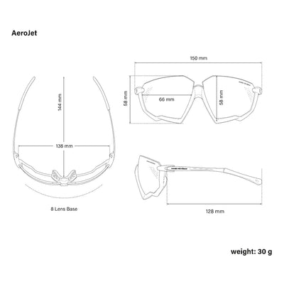 Scicon Aerojet Titanium Multimirror Silver Sunglasses