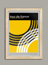 Tour de France - Geometric Style Cycling Poster Print