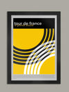 Tour de france geometric print