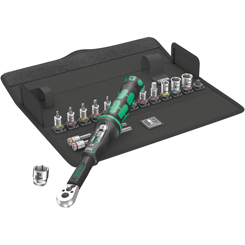 Wera Torque Set 1 And Zyklop Socket Set 16pcs