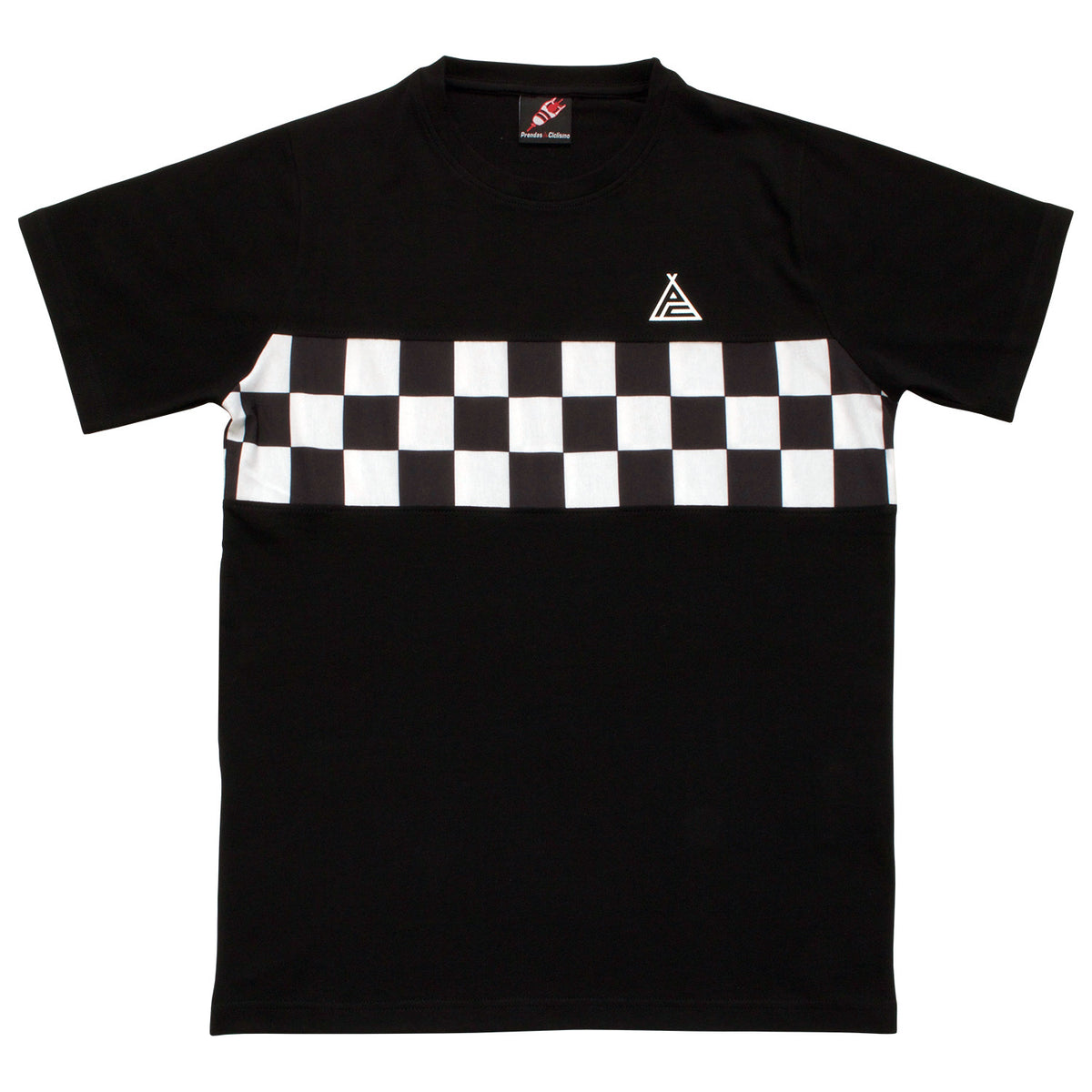 Service Courses Checkerboard Black T-Shirt