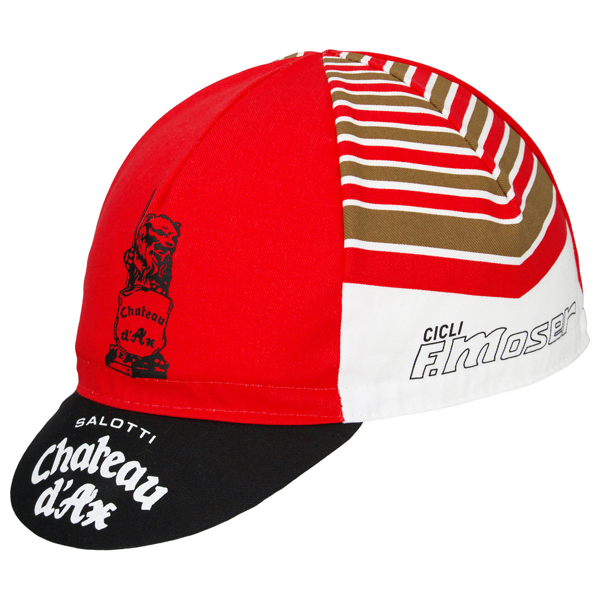 Side view of the Chateaux D&#39;Ax Salotti F. Moser Retro Cotton Cap