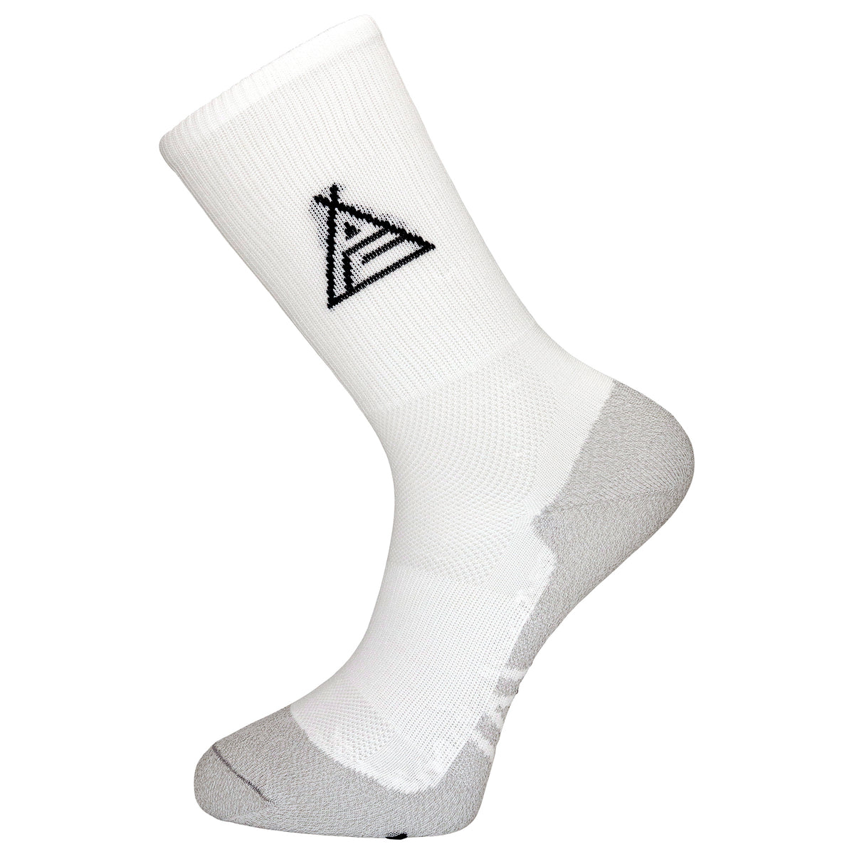 Prendas Lightweight Dryarn-Carbon White Socks