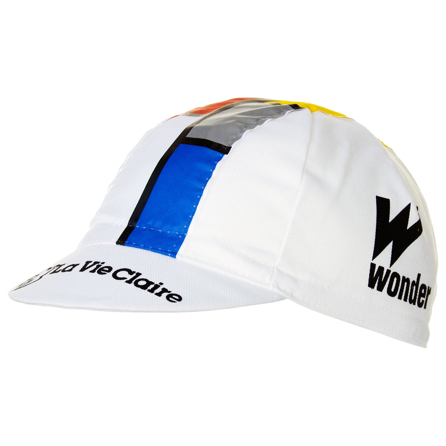 La Vie Claire Retro White Cycling Cap