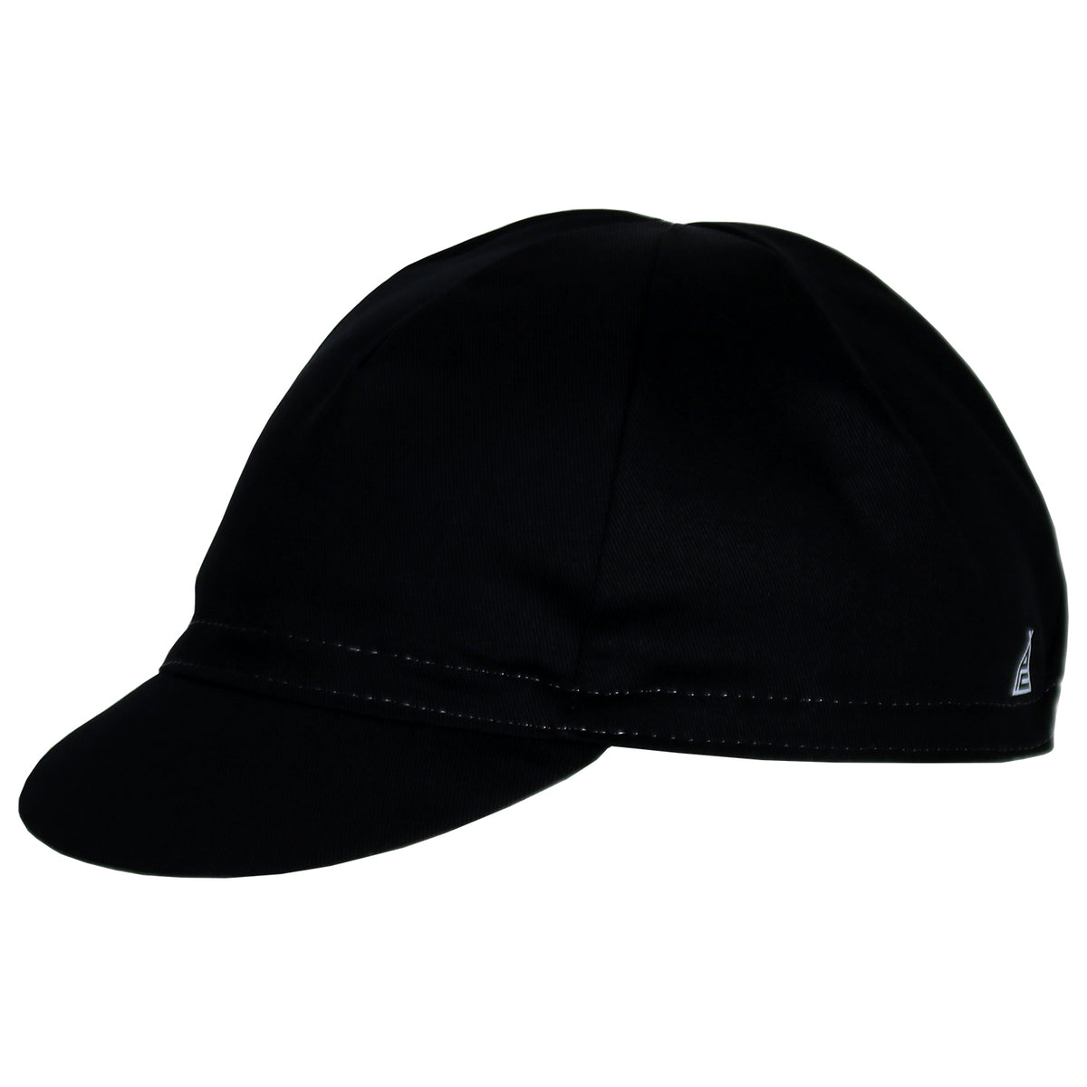 Black Cycling Cap